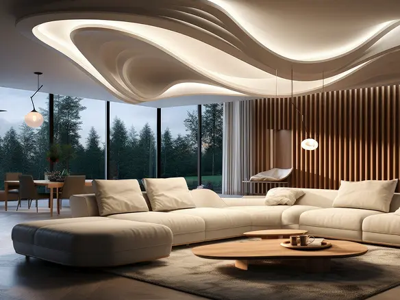 Modern Villa Living Room